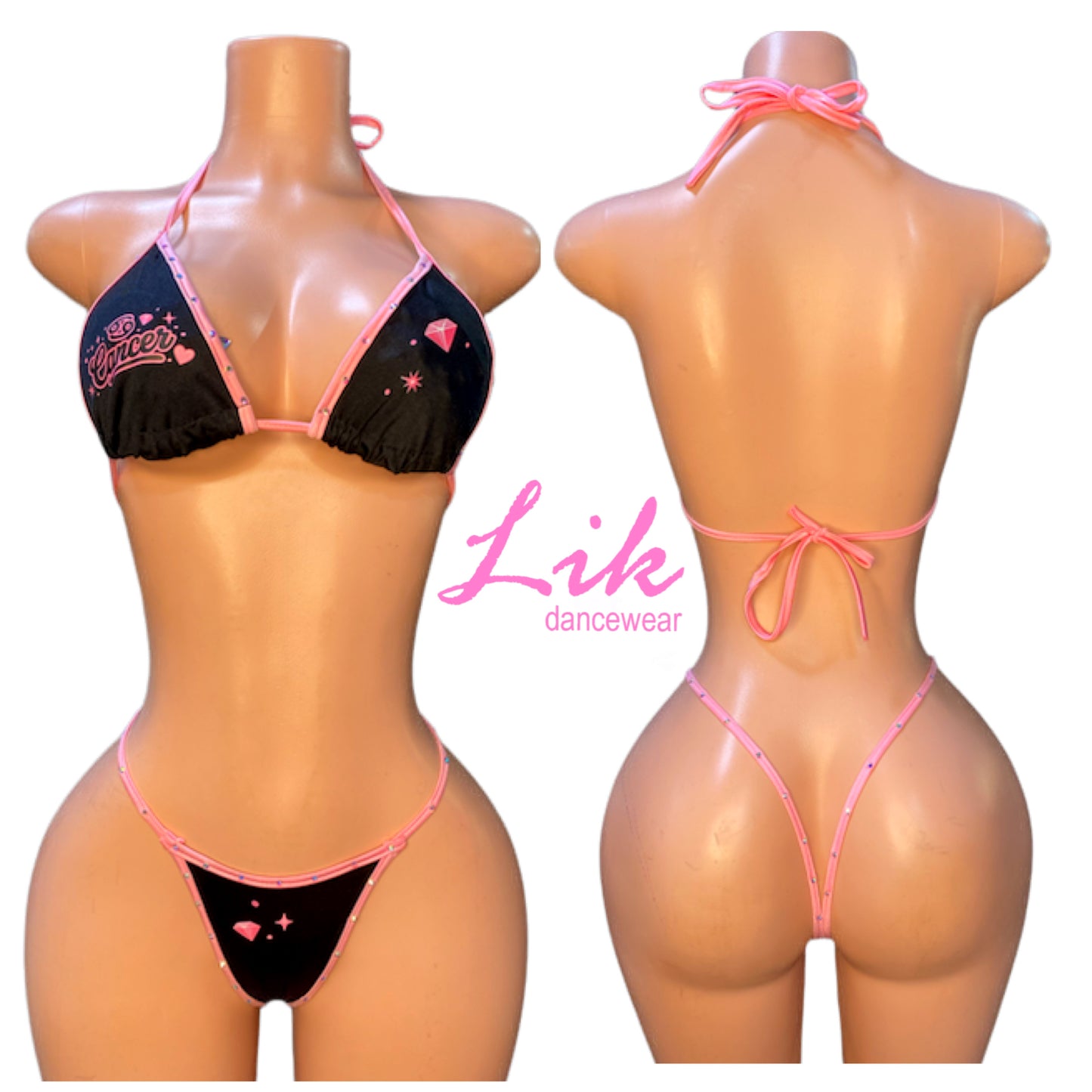 Exotic Dancewear -ZODIAC DOLLS Bikini set