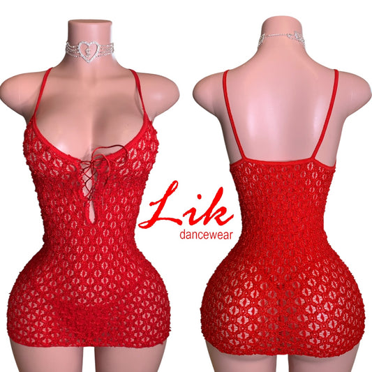 Watch Me Shine Lace Dress Set