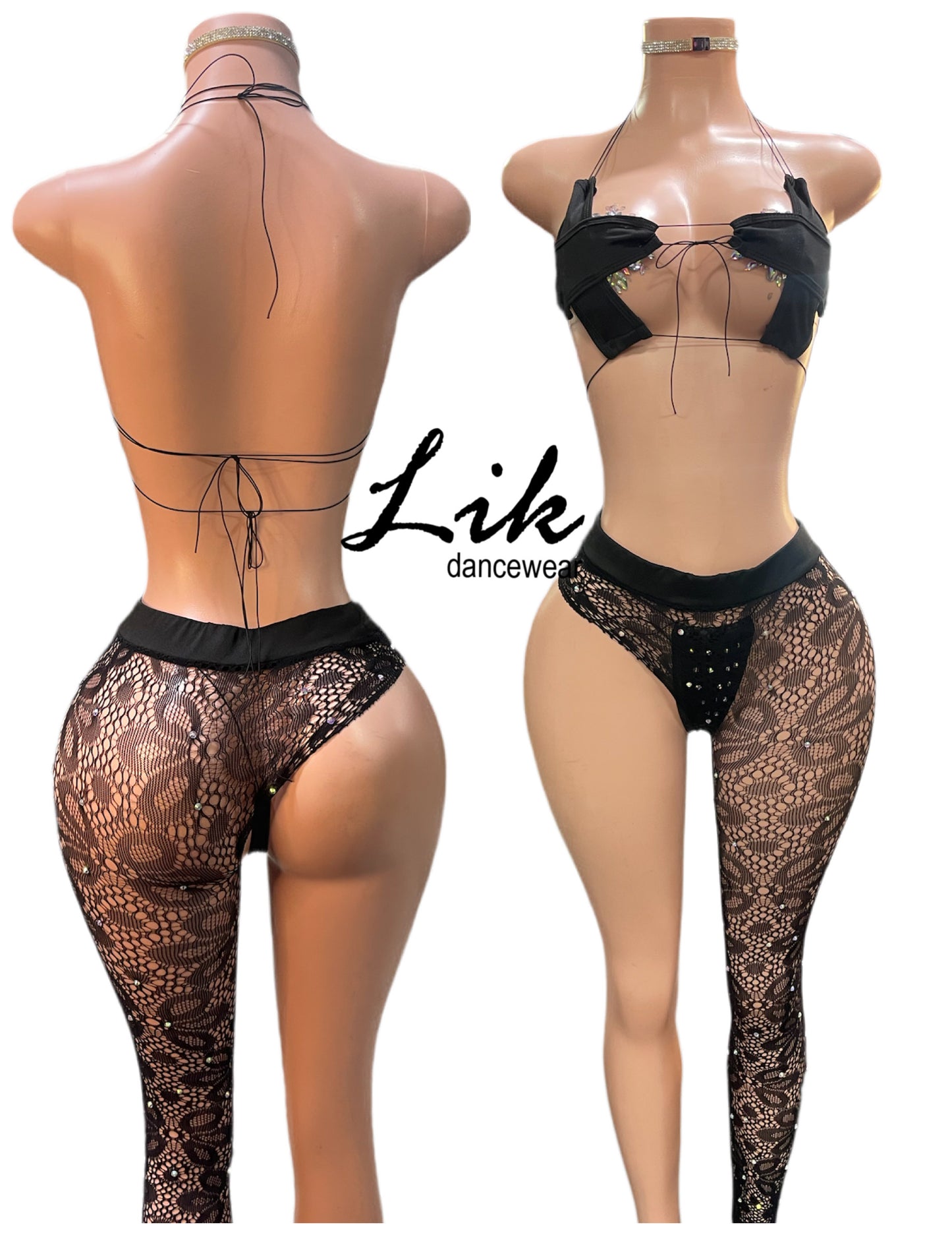 Big Money Nae’ Two Piece Short One Leg Set