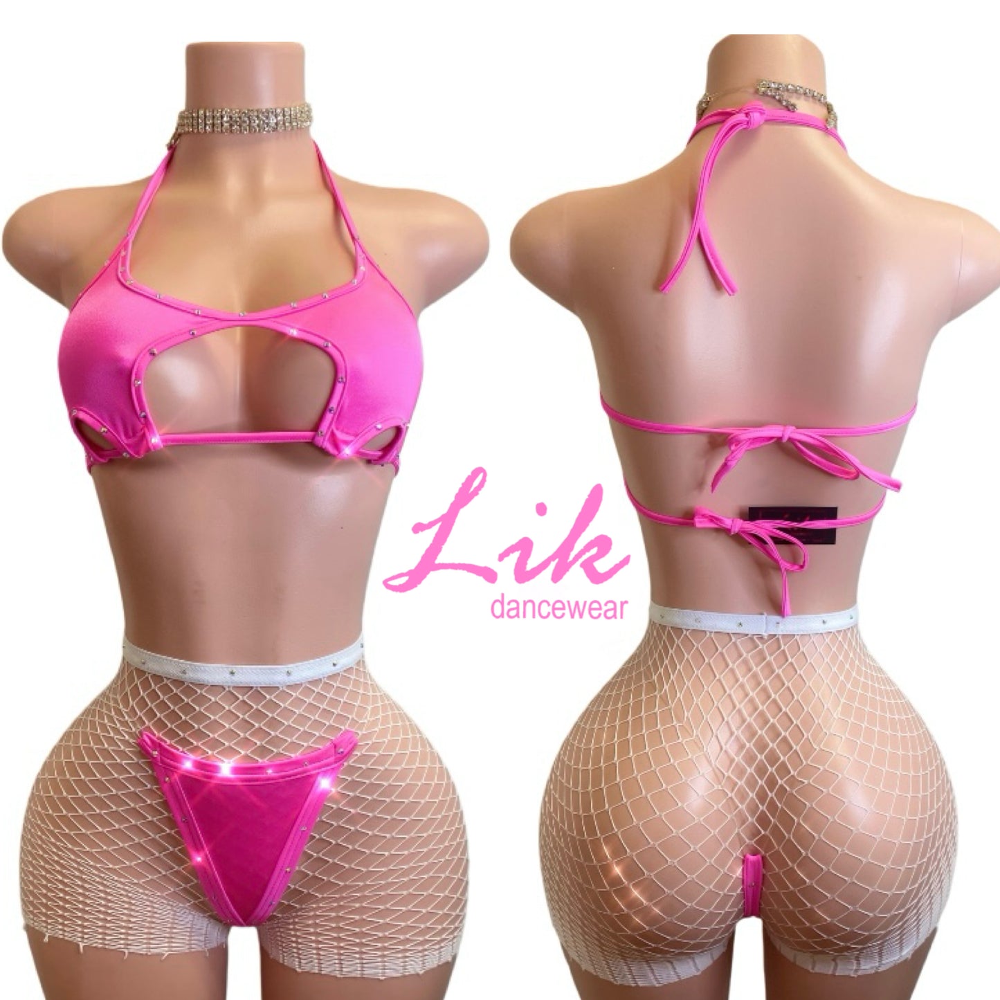 Star shower two piece bikini set