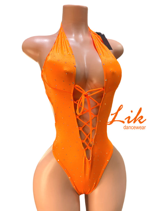 Divinity lace up one piece