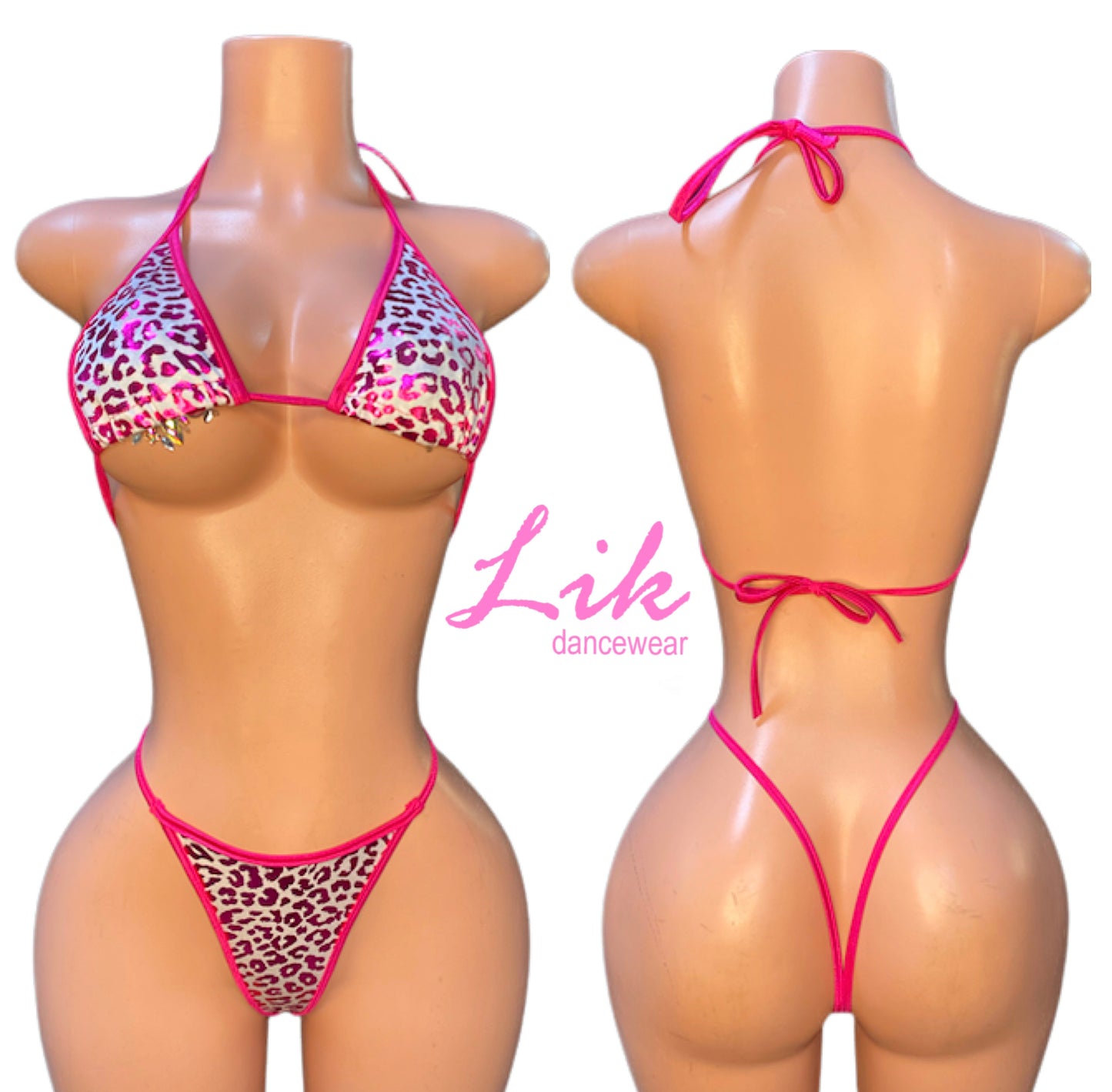 Shining exotic Dancewear bikini