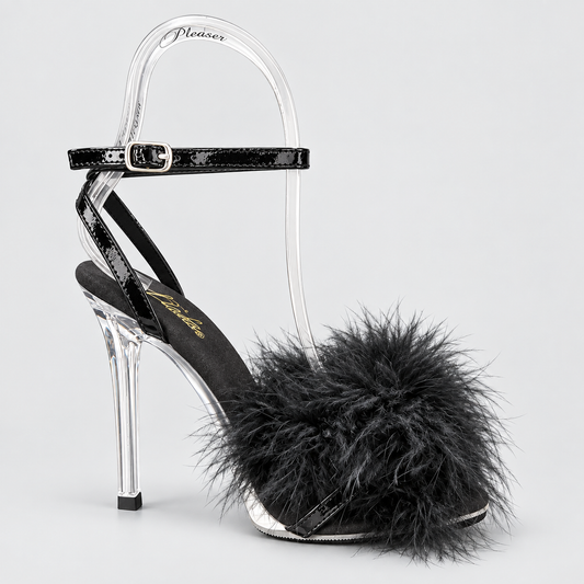 Lik Feather 4 1/2 Inch Heel