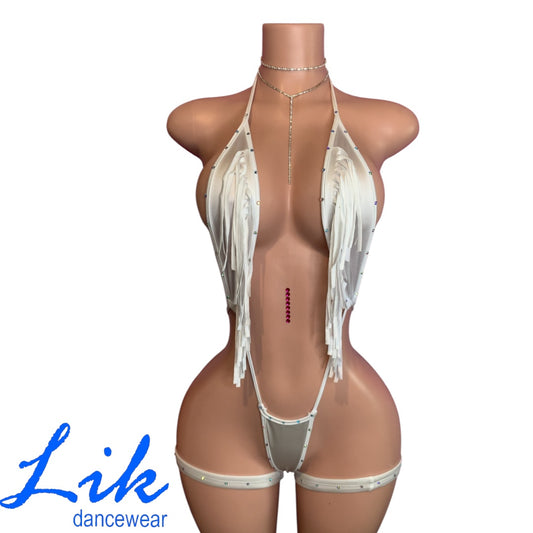 Fringe stripper TIP IN one piece Unikini