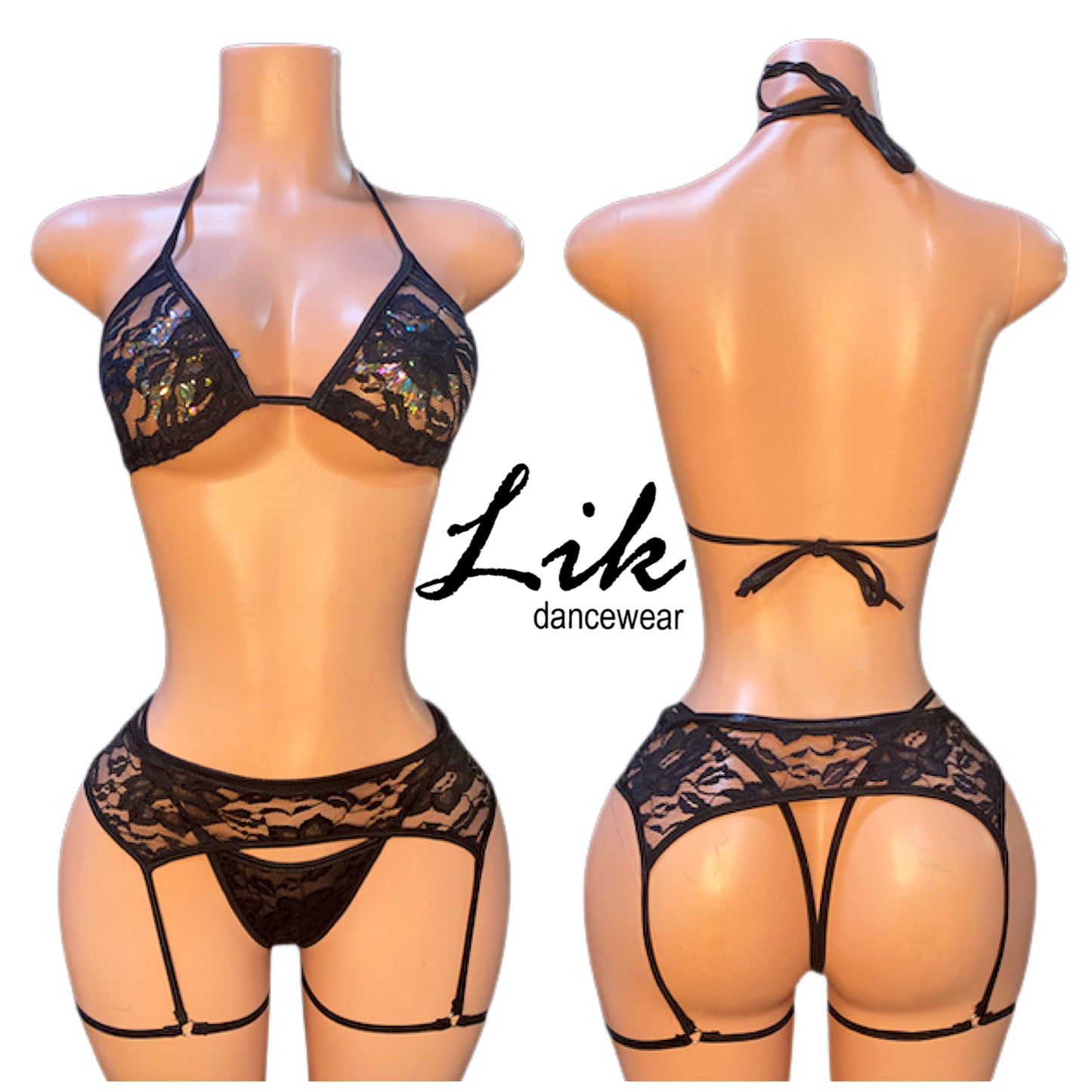 DESTINY 3pc Chap set Exotic Dancewear