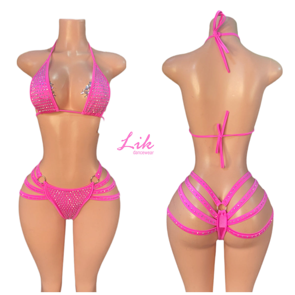 Exotic Dancewear SPIDER two-piece