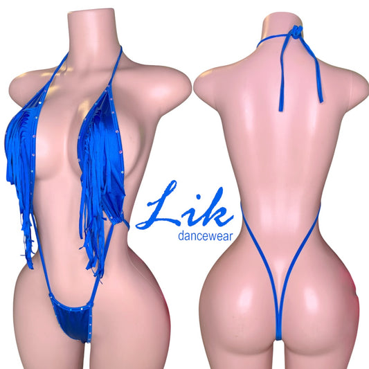Fringe stripper TIP IN one piece Unikini
