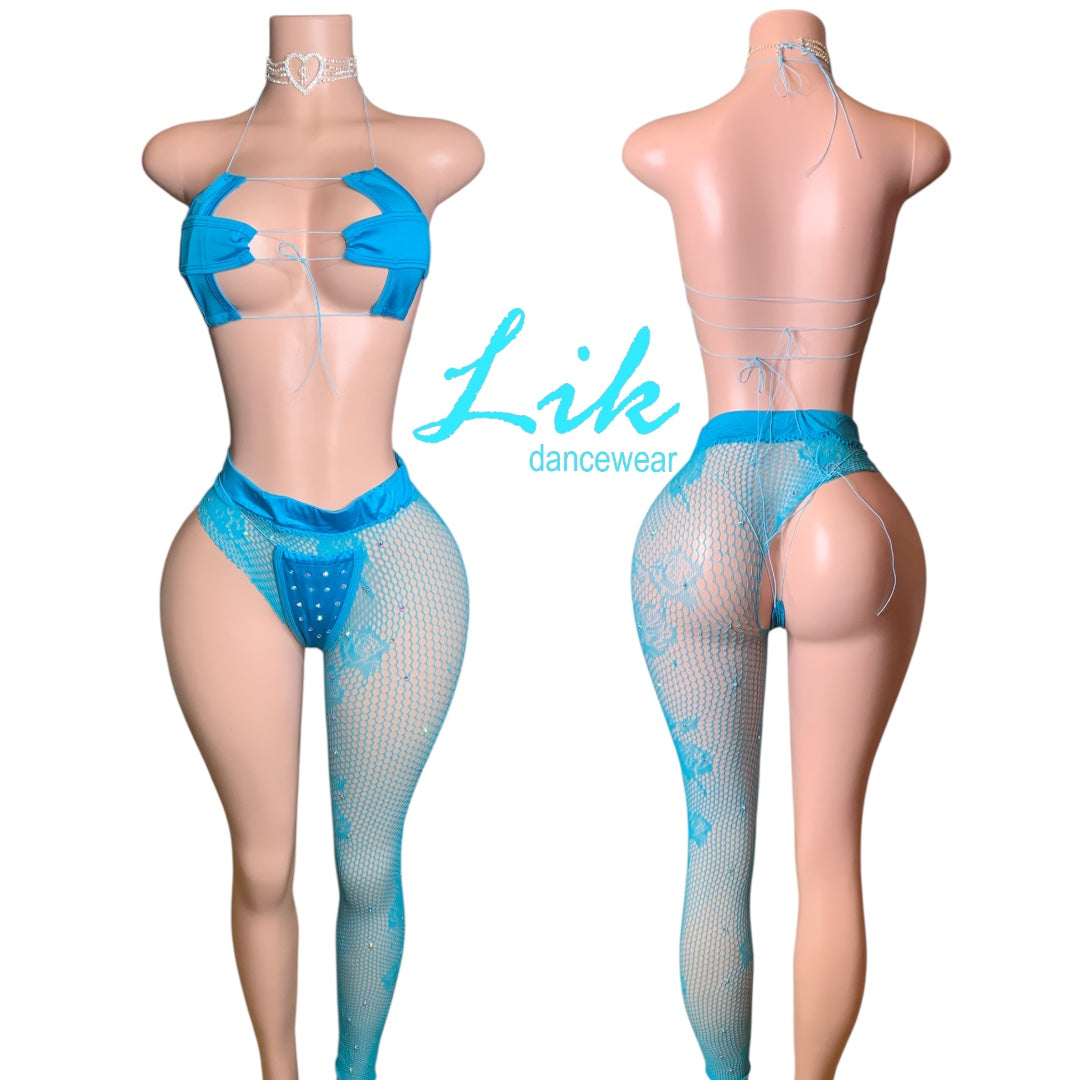 Big Money Nae’ Two Piece Short One Leg Set