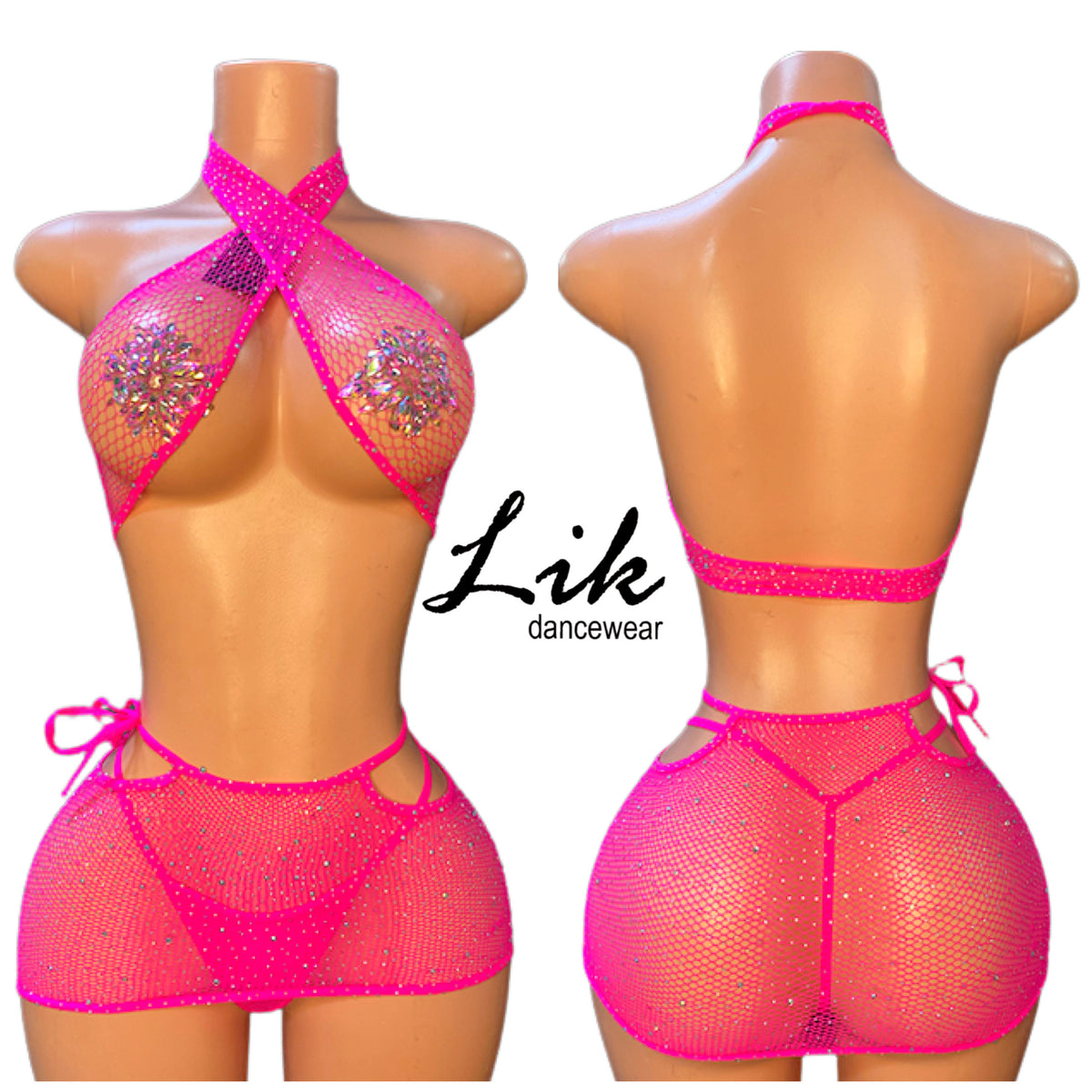 Wrap Around Stripper Two Piece