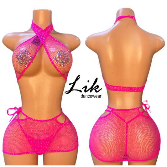 Wrap Around Stripper Two Piece