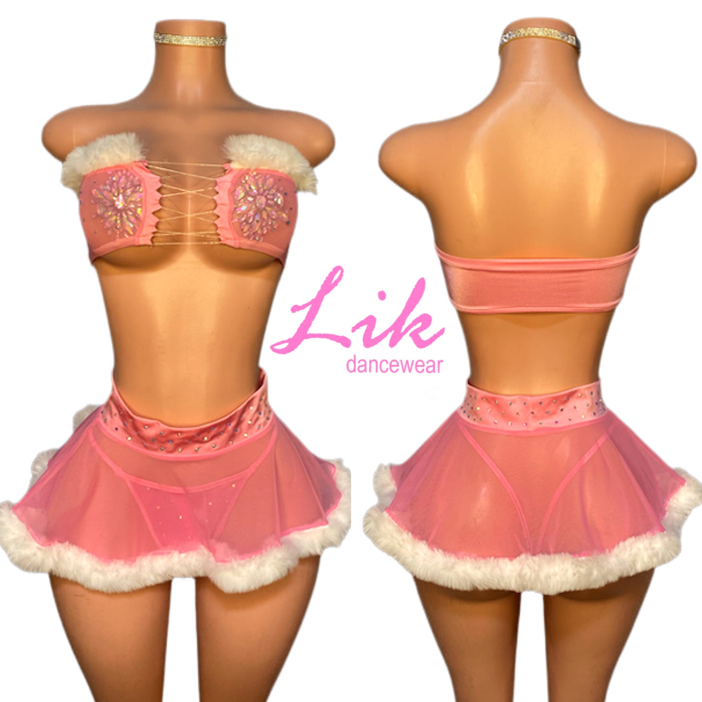 Pink Furry 3pc Set