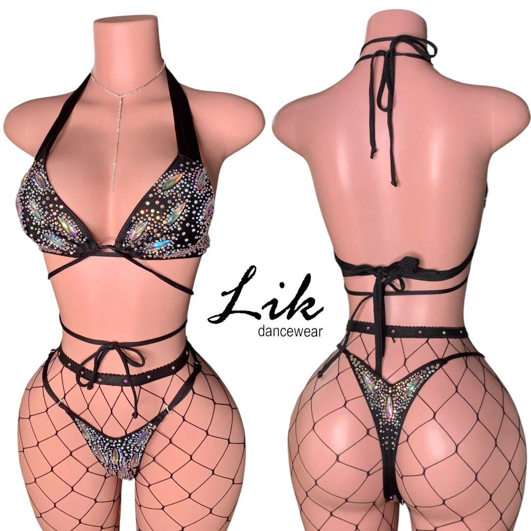Exotic Dancewear JANET two-piece