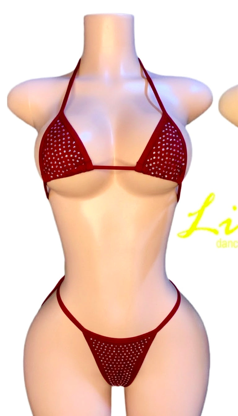 Micro bikini rhinestone
