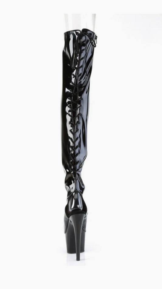 Adore-3017 Thigh high shiny boots