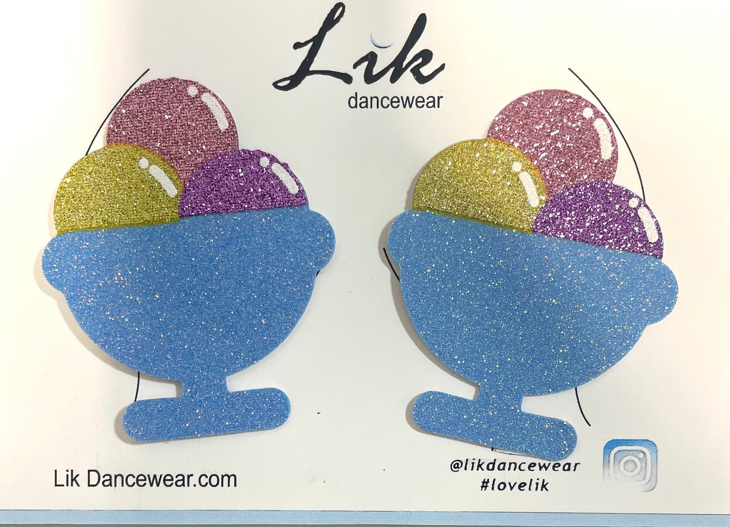 Ice cream Glitter Pasties