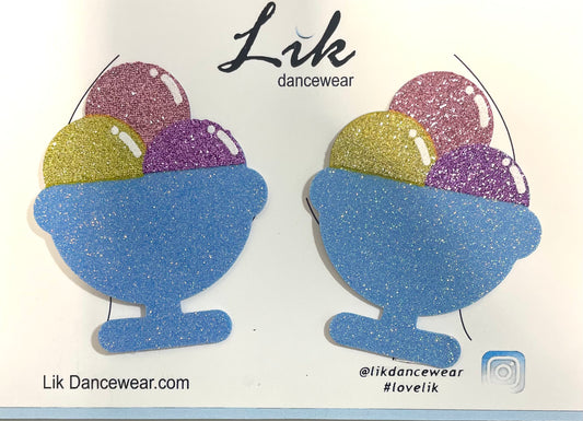 Ice cream Glitter Pasties