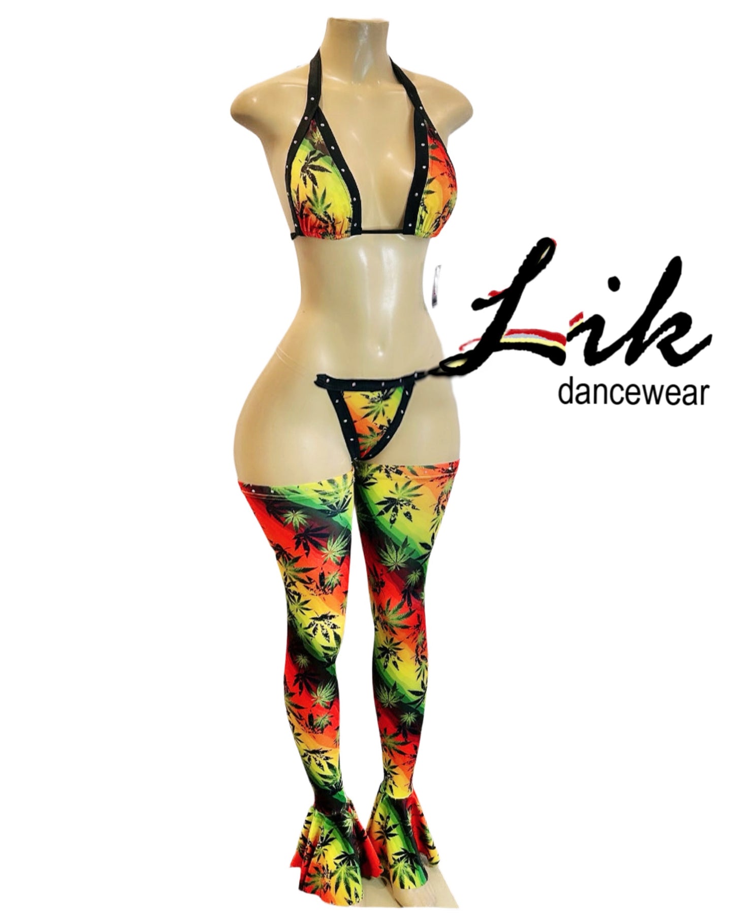 Exotic Dancewear PRISSY Set 3-piece