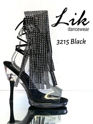 5 Inch Heel GLORY-508DM Clear Rhinestone – Shoecup.com