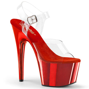 ADO708/C-M/RCH red 7 inch heels by Pleaser