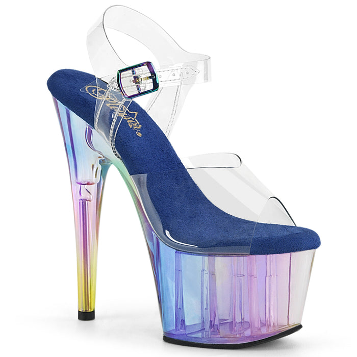 ADO708HT/C/BLMCT  colorful iridescent 7 inch heels