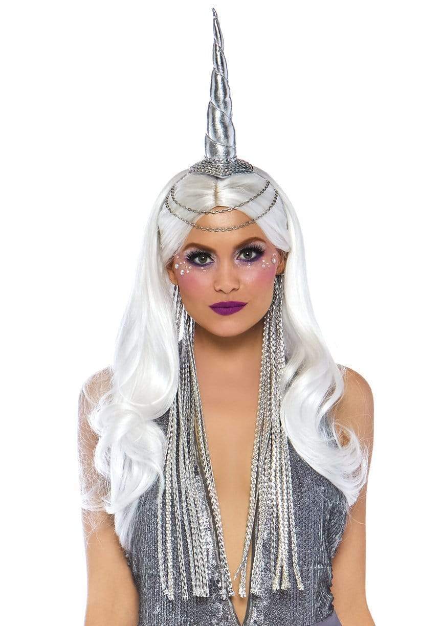 Unicorn Headband with Chain Accent