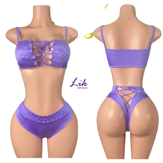 "JADE" 2pc Exotic Dancewear
