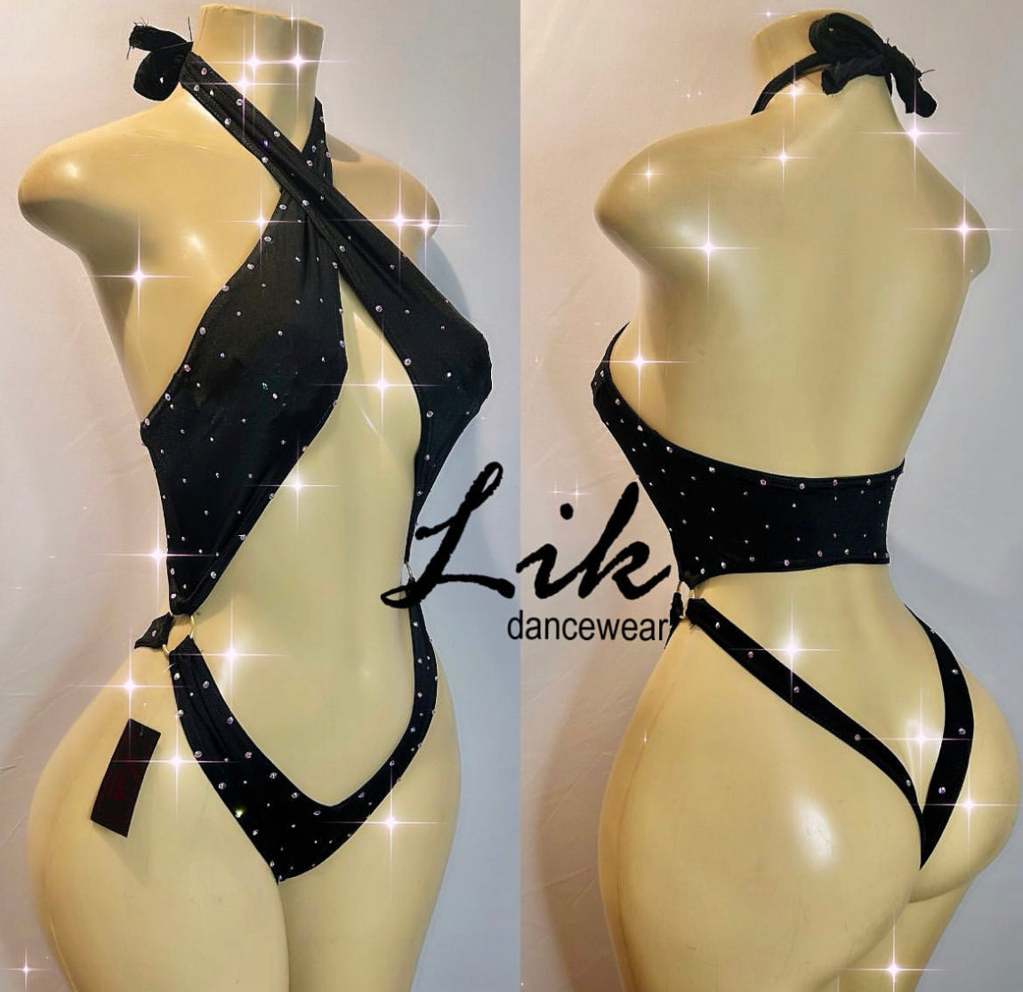 Journey wrap around thong one piece Exotic dance outfit